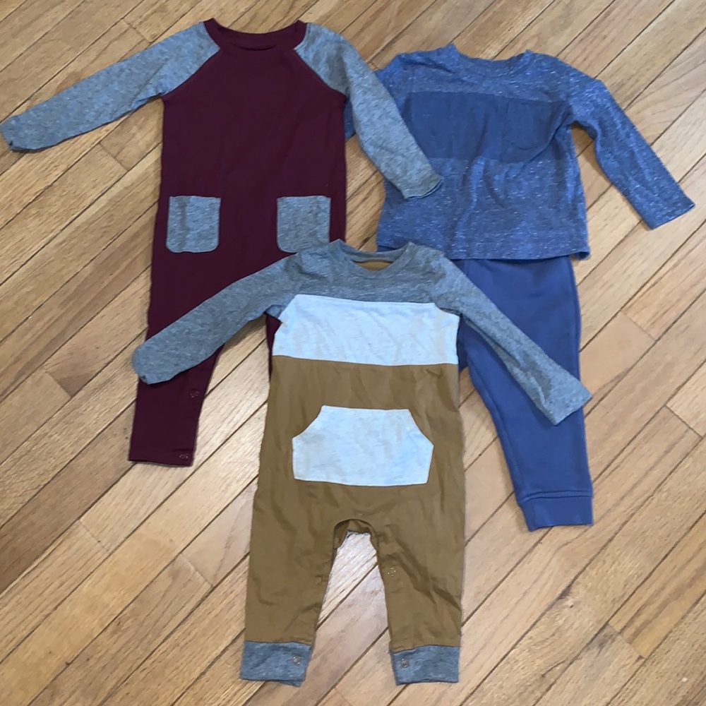 Okie dokie 6 to 12 months boy outfit sets